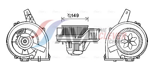 Interior Blower - ST8044 AVA QUALITY COOLING