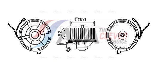 Ventilatore abitacolo - ST8505 AVA QUALITY COOLING