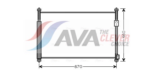 Condenser, air conditioning - SZ5108D AVA QUALITY COOLING