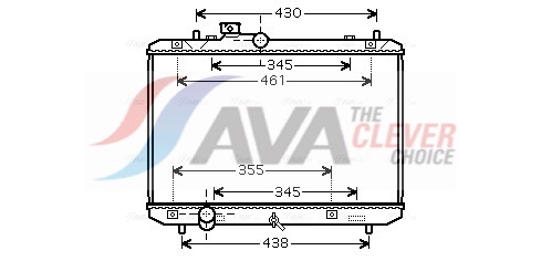 Radiatore, Raffreddamento motore - SZA2083 AVA QUALITY COOLING