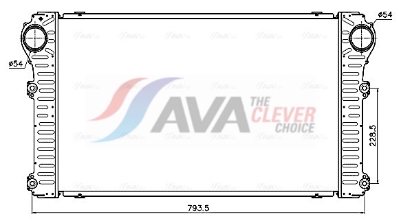 Intercooler - TO4794 AVA QUALITY COOLING