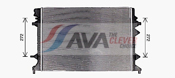 Low Temperature Cooler, intercooler - VN2415 AVA QUALITY COOLING