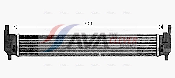 Radiator, engine cooling - VN2420 AVA QUALITY COOLING