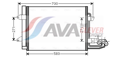 Condensatore, Climatizzatore - VN5211D AVA QUALITY COOLING