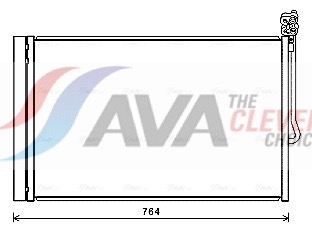 Condenser, air conditioning - VN5334D AVA QUALITY COOLING