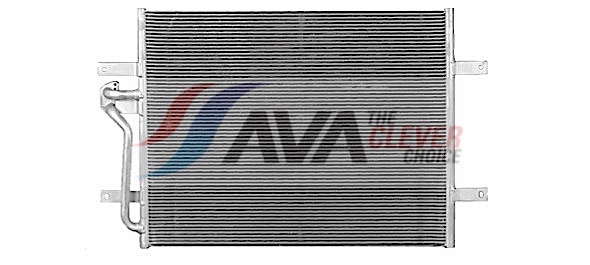 Condenser, air conditioning - VN5418 AVA QUALITY COOLING