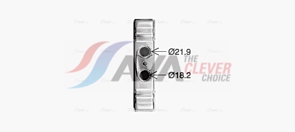 Scambiatore calore, Riscaldamento abitacolo - VN6434 AVA QUALITY COOLING
