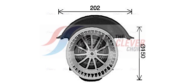 Interior Blower - VN8409 AVA QUALITY COOLING