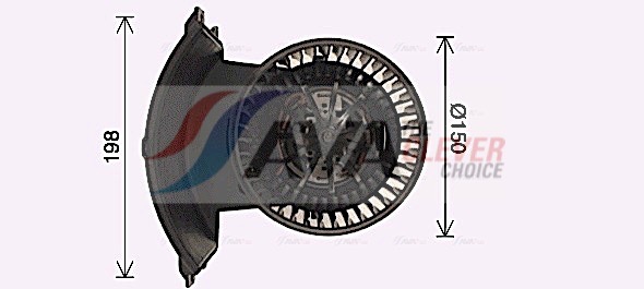 Interior Blower - VN8411 AVA QUALITY COOLING