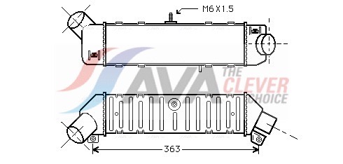 Intercooler - VNA4162 AVA QUALITY COOLING
