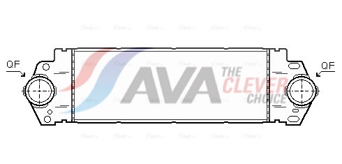 Intercooler, charger - VNA4233 AVA QUALITY COOLING