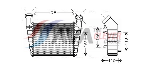 Intercooler - VNA4238 AVA QUALITY COOLING