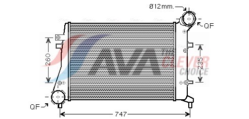 Ladeluftkühler - VNA4268 AVA QUALITY COOLING