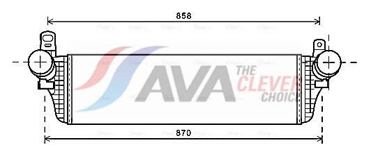 Intercooler - VNA4313 AVA QUALITY COOLING
