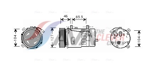 Compressore, Climatizzatore - VNAK050 AVA QUALITY COOLING