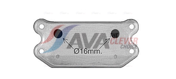 Radiatore olio, Olio motore - VO3298 AVA QUALITY COOLING