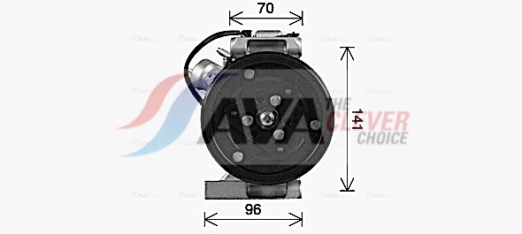 Compressore, Climatizzatore - VOAK303 AVA QUALITY COOLING
