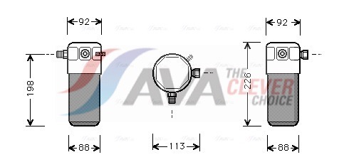 Dryer, air conditioning - VOD105 AVA QUALITY COOLING
