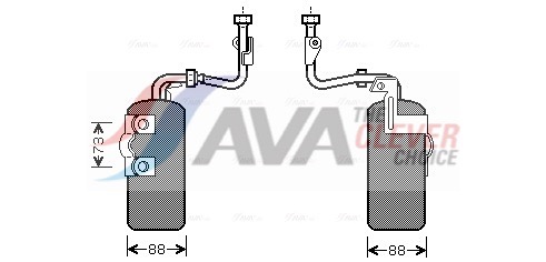Dryer, air conditioning - VOD126 AVA QUALITY COOLING