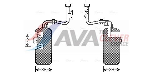Dryer, air conditioning - VOD165 AVA QUALITY COOLING