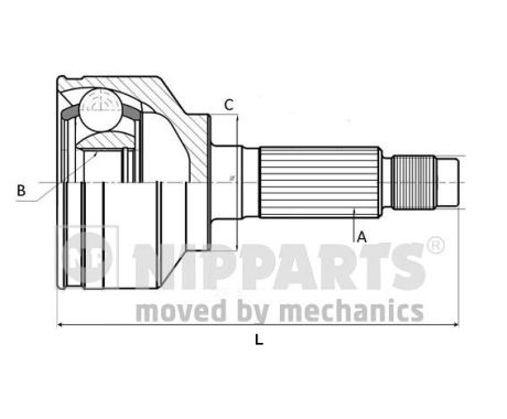 Joint Kit, drive shaft - J2823015 NIPPARTS