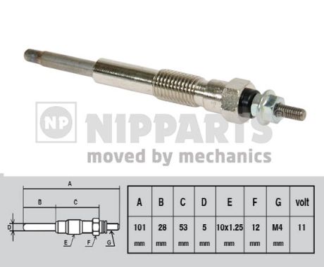 Glow Plug - J5712016 NIPPARTS