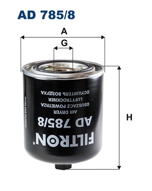 Cartuccia essiccatore aria, Imp. aria compressa - AD 785/8 FILTRON
