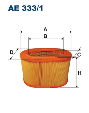 Air Filter - AE 333/1 FILTRON