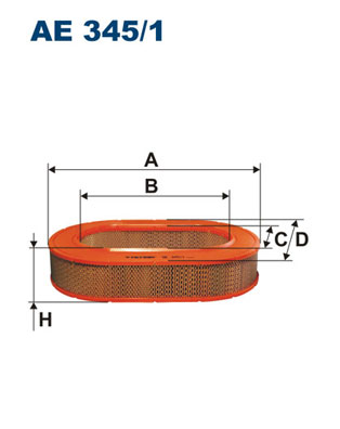 Air Filter - AE 345/1 FILTRON