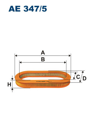 Air Filter - AE 347/5 FILTRON