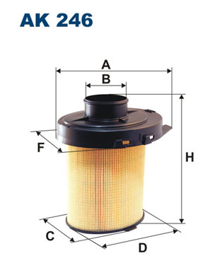 Filtro aria - AK 246 FILTRON
