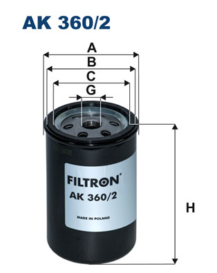 Filtro aria - AK 360/2 FILTRON