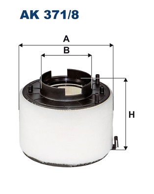 Air Filter - AK 371/8 FILTRON