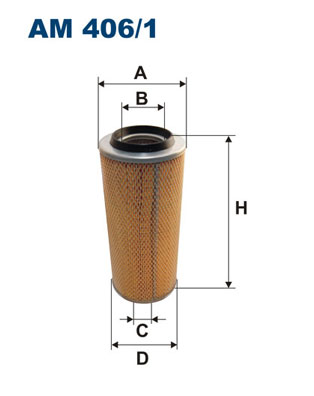 Filtro aria - AM 406/1 FILTRON