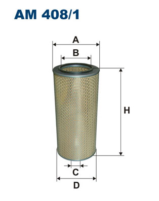 Filtro aria - AM 408/1 FILTRON