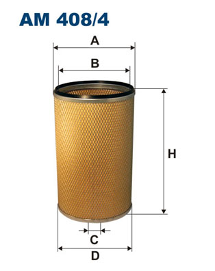 Air Filter - AM 408/4 FILTRON