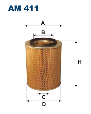 Filtro aria - AM 411 FILTRON