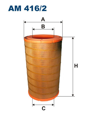 Air Filter - AM 416/2 FILTRON