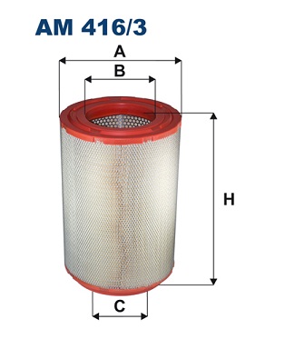 Air Filter - AM 416/3 FILTRON