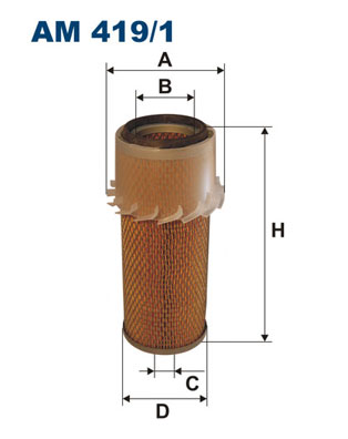 Air Filter - AM 419/1 FILTRON