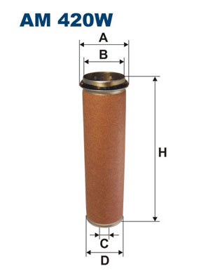 Secondary Air Filter - AM 420W FILTRON