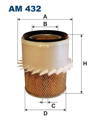 Air Filter - AM 432 FILTRON