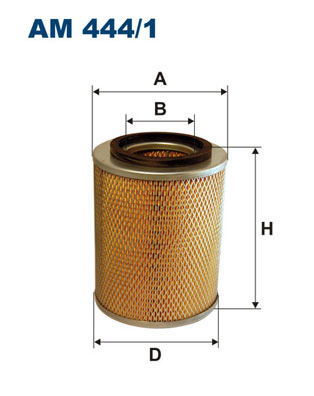 Air Filter - AM 444/1 FILTRON