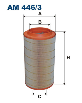 Luftfilter - AM 446/3 FILTRON