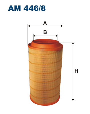 Air Filter - AM 446/8 FILTRON