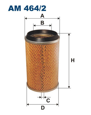 Air Filter - AM 464/2 FILTRON