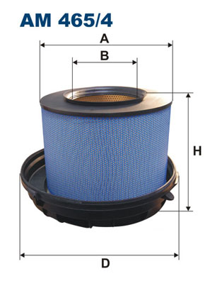 Air Filter - AM 465/4 FILTRON
