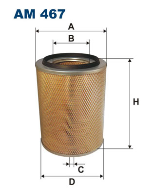 Filtro aria - AM 467 FILTRON