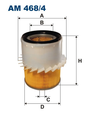 Filtro aria - AM 468/4 FILTRON