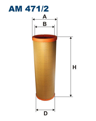 Secondary Air Filter - AM 471/2 FILTRON